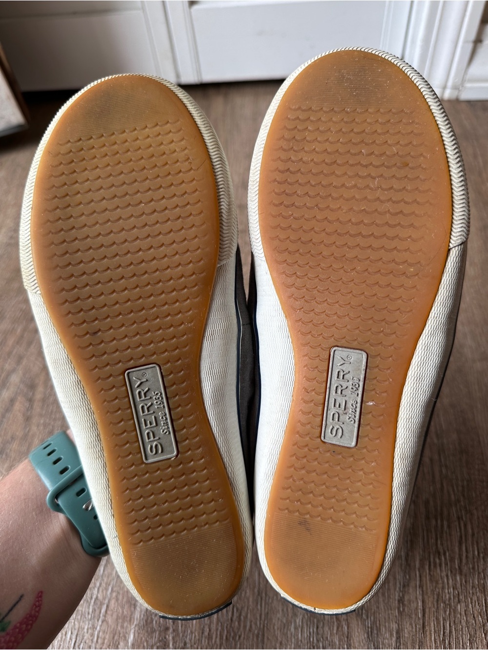 Sperry Top-Sider Lounge Away Gray Canvas Slip On Sneakers Size 7.5 - Picture 3 of 6